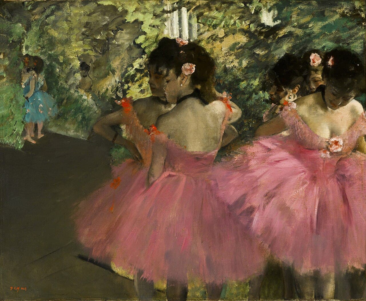Dancers in Pink (1876)