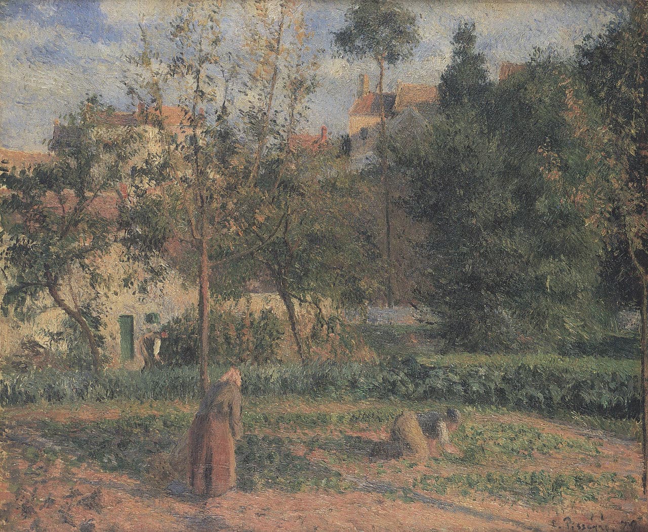 Kitchen Gardens at L'Hermitage, Pontoise (1879)