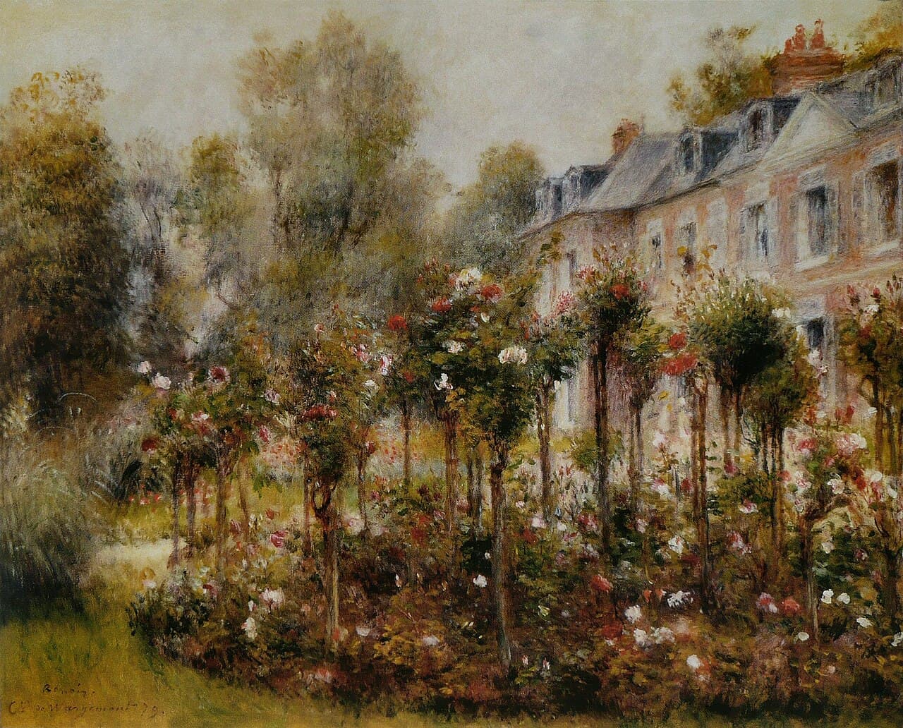 The Rose Garden at Wargemont (1879)