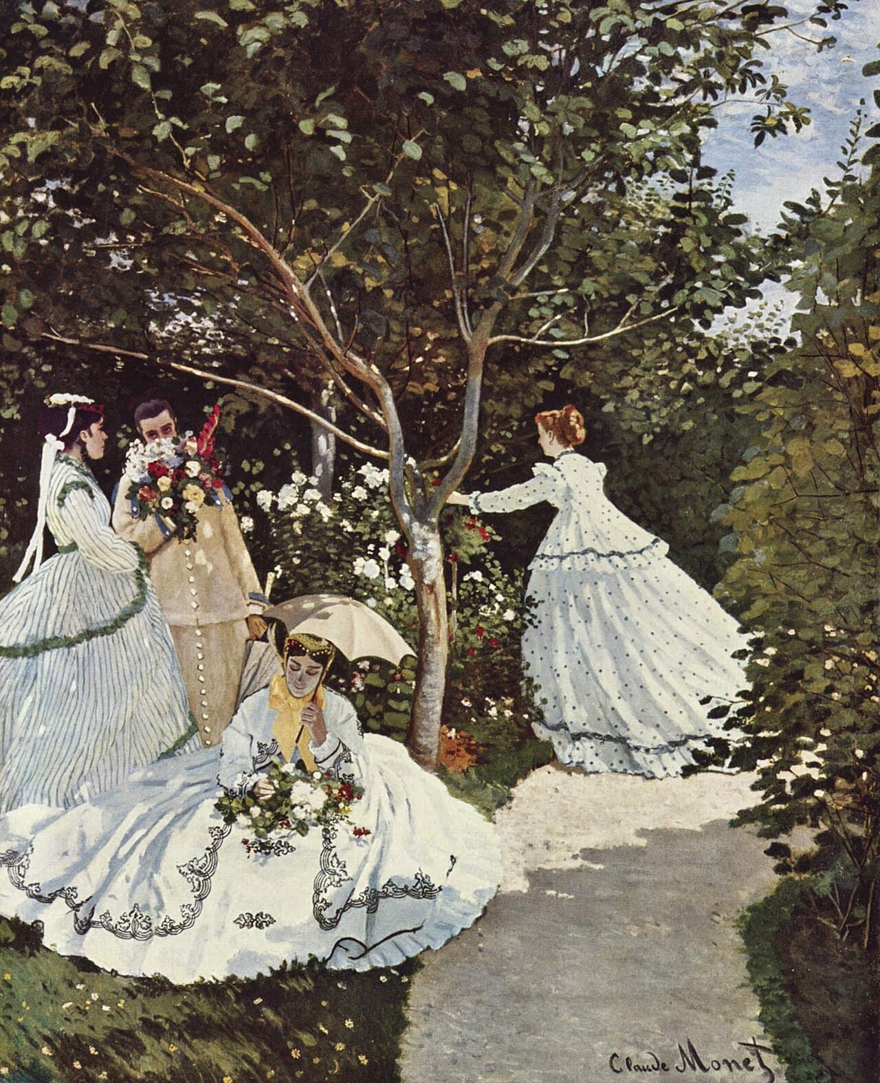 Women in the Garden by Claude Monet (1866)