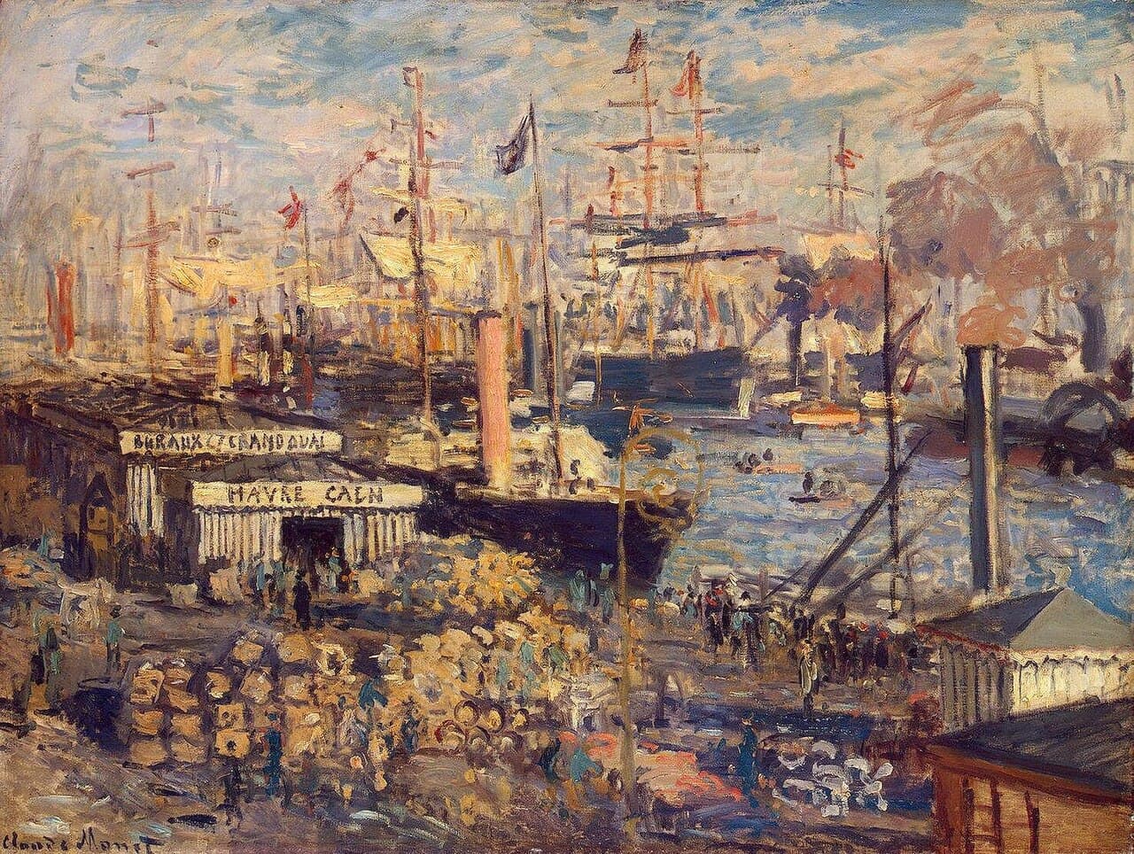 Embankment in Le Havre (1874)