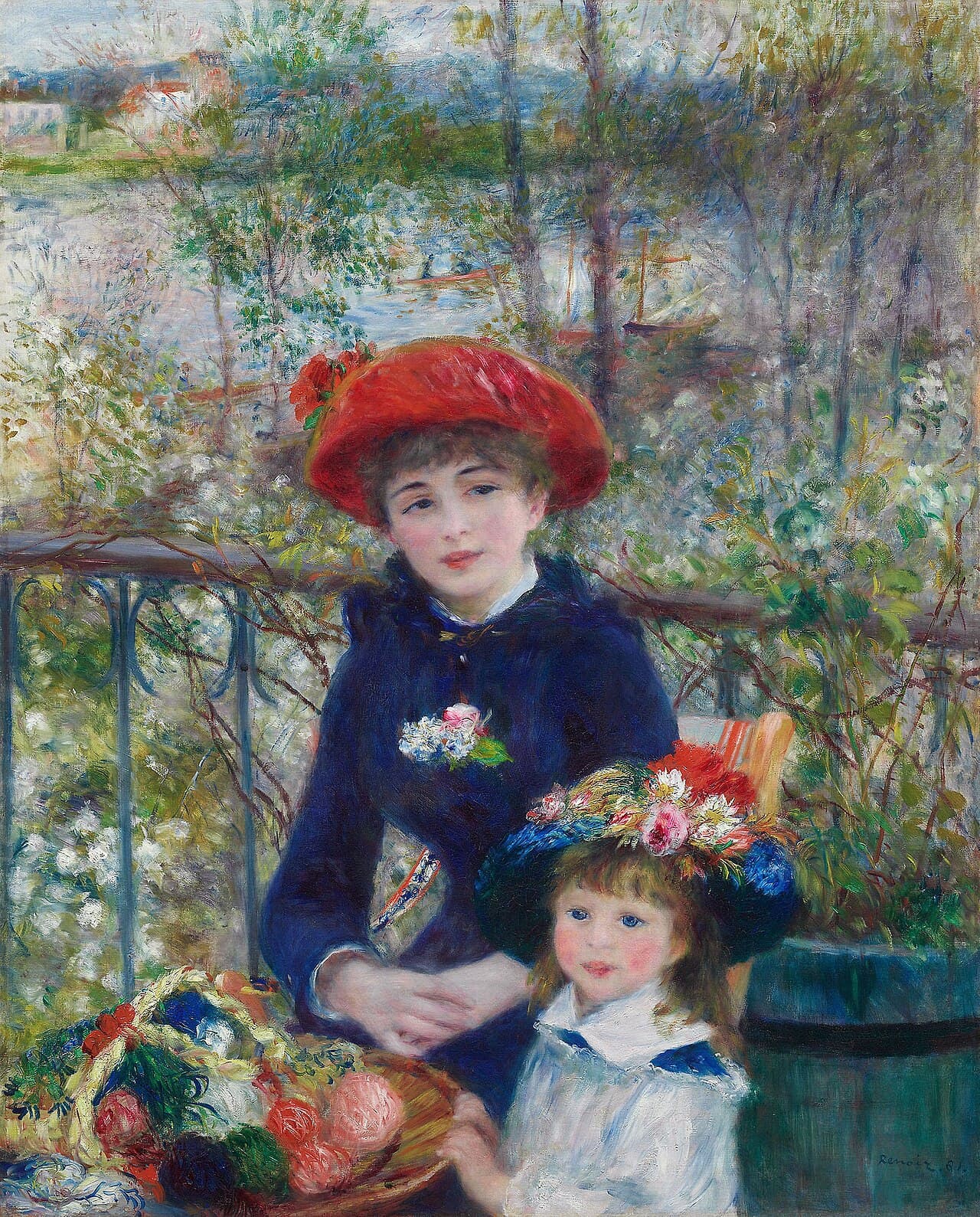 Two Sisters by Pierre-Auguste Renoir (1881)