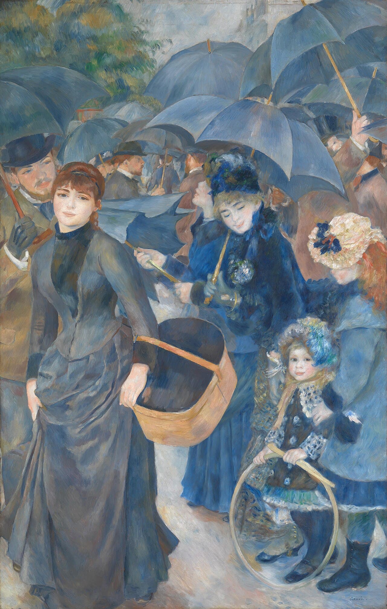 The Umbrellas by Pierre-Auguste Renoir (1886)