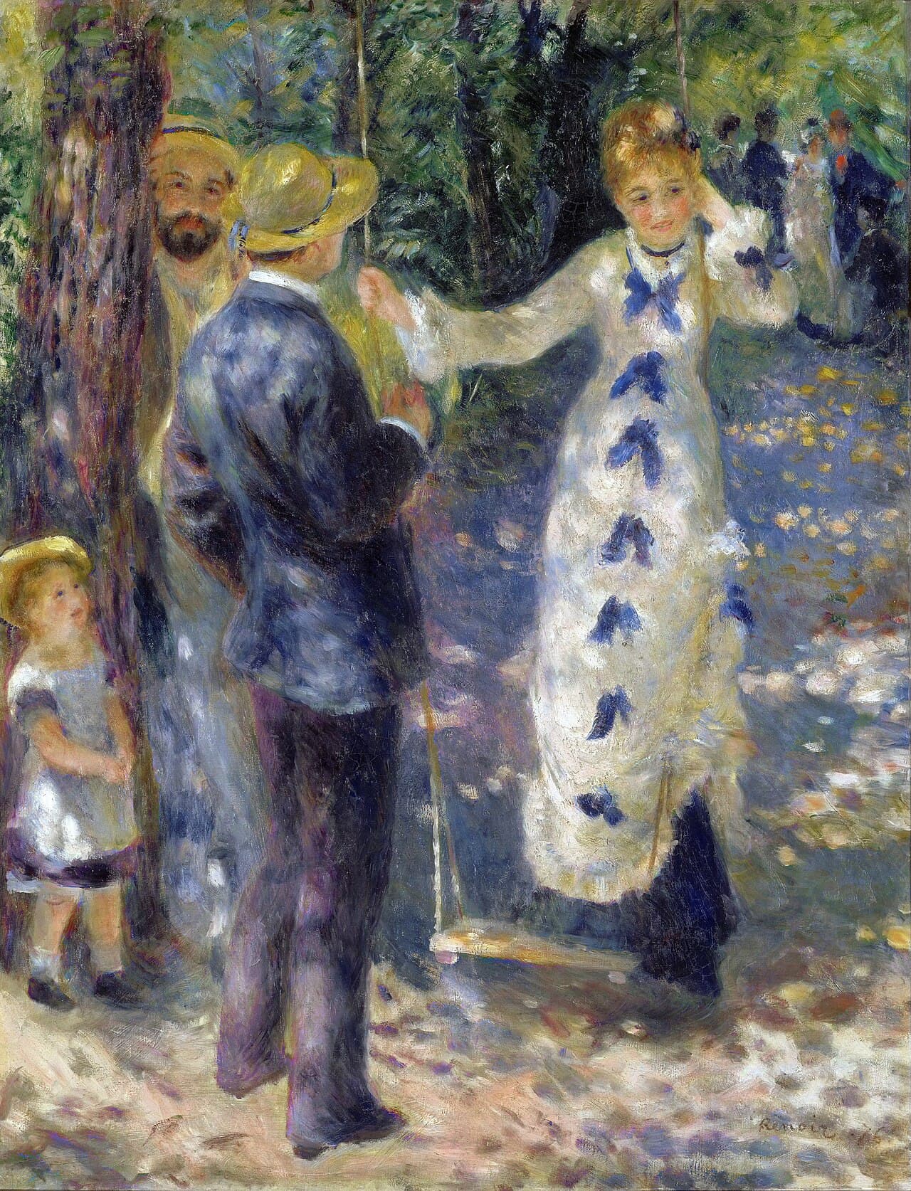 The Swing by Pierre-Auguste Renoir (1876)