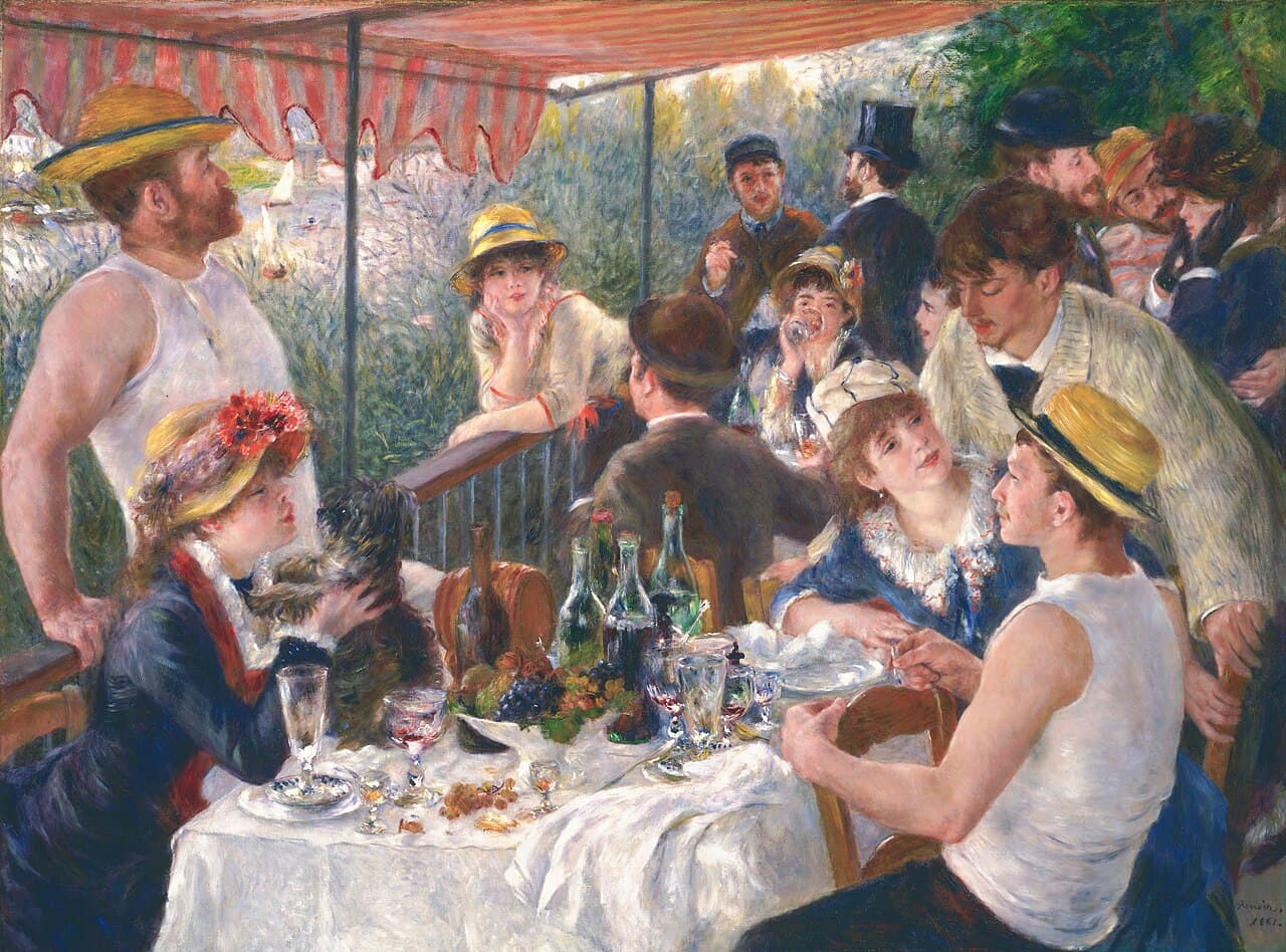 Luncheon of the Boating Party by Pierre-Auguste Renoir