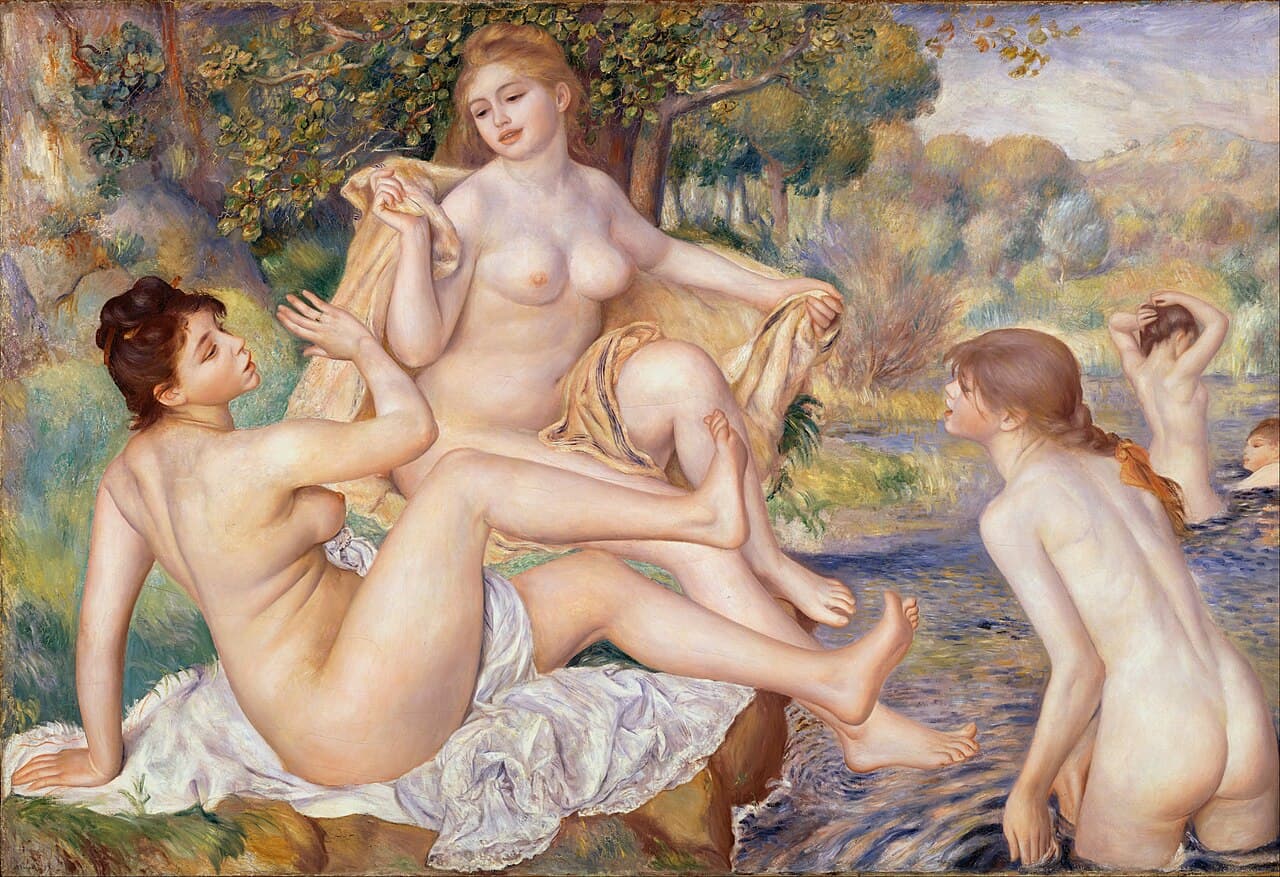 The Great Bathers by Pierre-Auguste Renoir (1887)