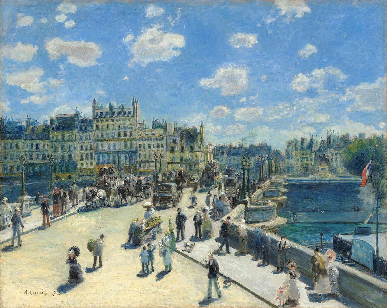 Le Pont Neuf by Pierre-Auguste Renoir