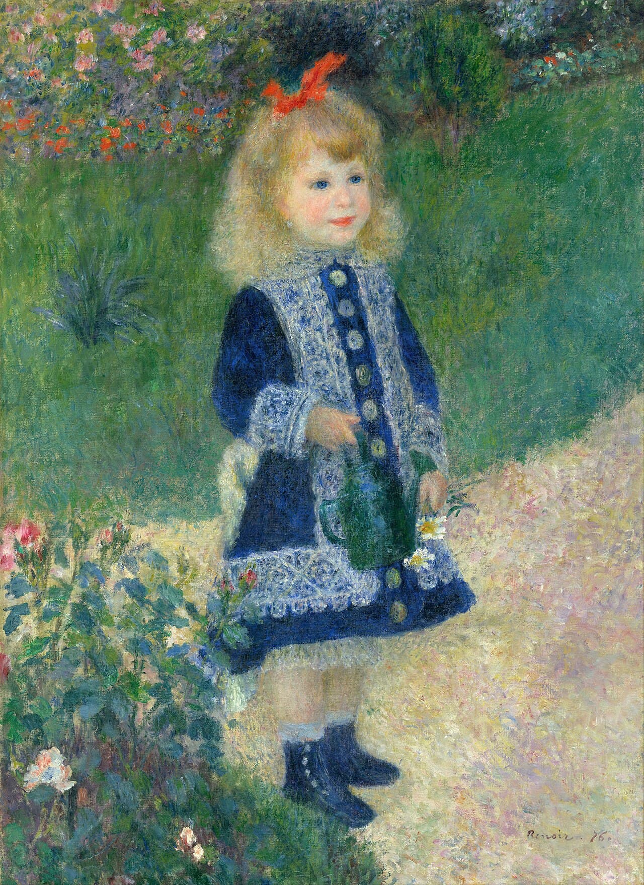A Girl with a Watering Can (1876)