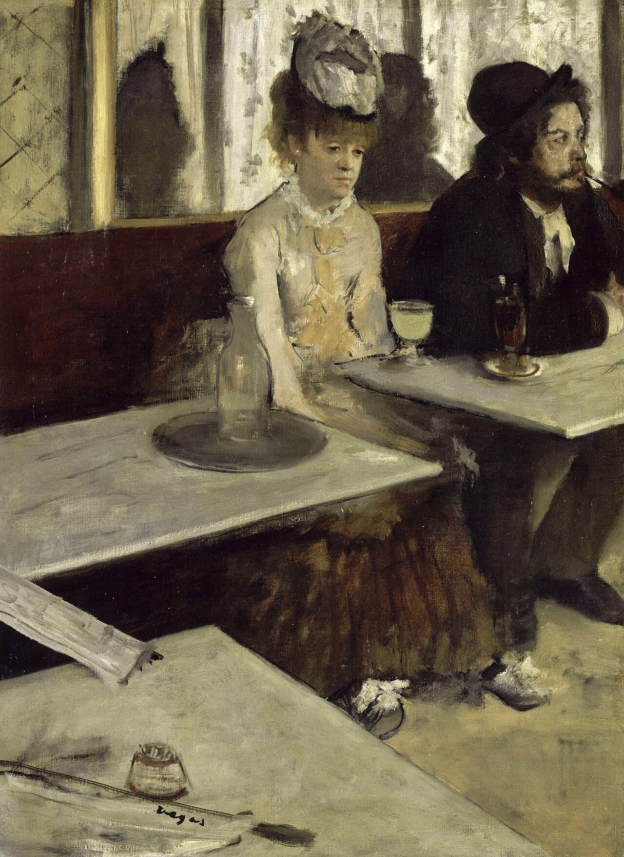 L'Absinthe by Edgar Degas (1875)