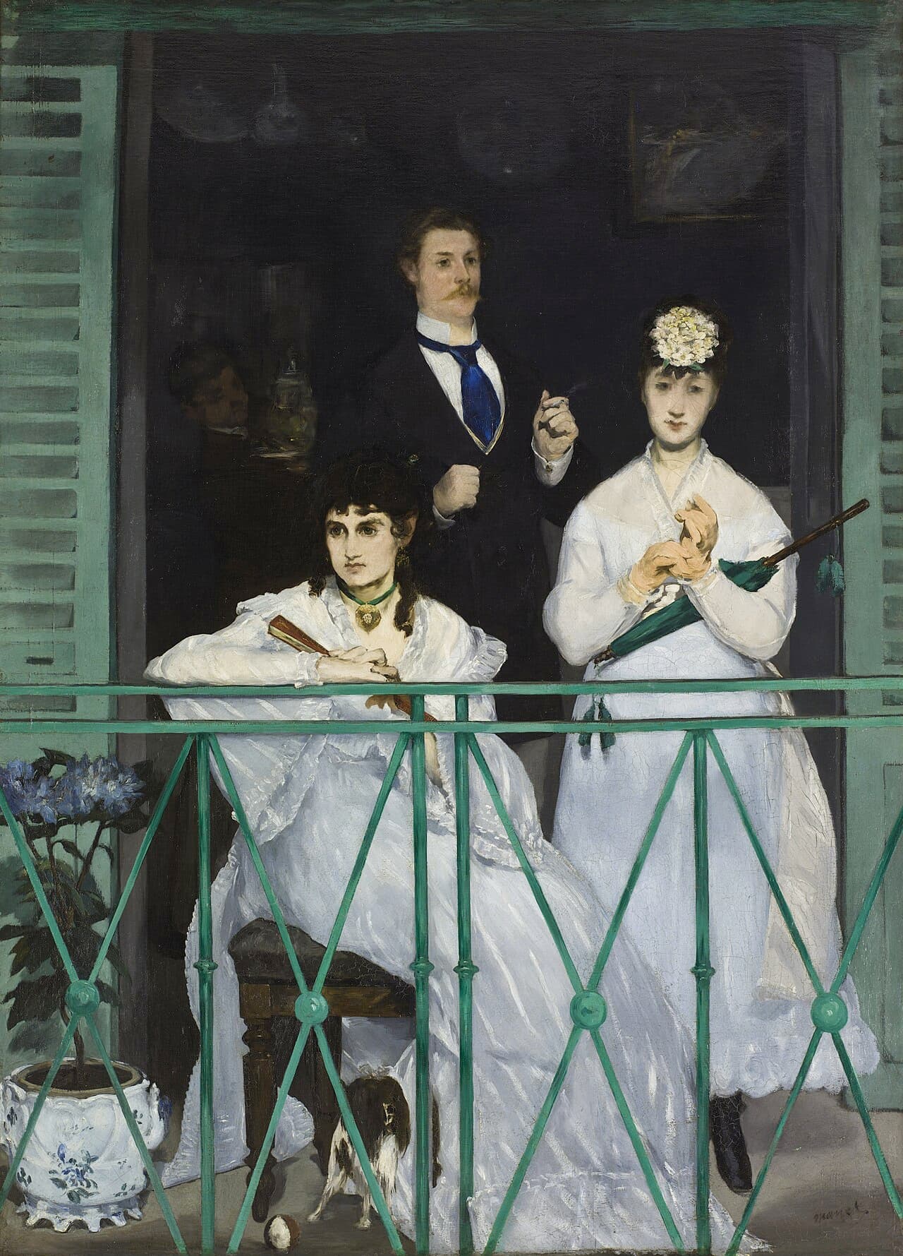 The Balcony by Édouard Manet (1868)