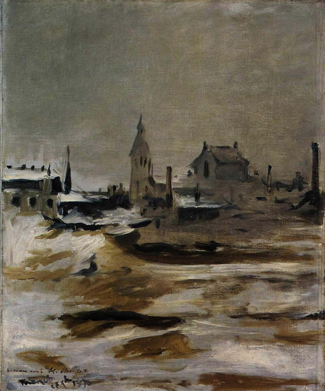 Effect of Snow on Petit-Montrouge (1870)
