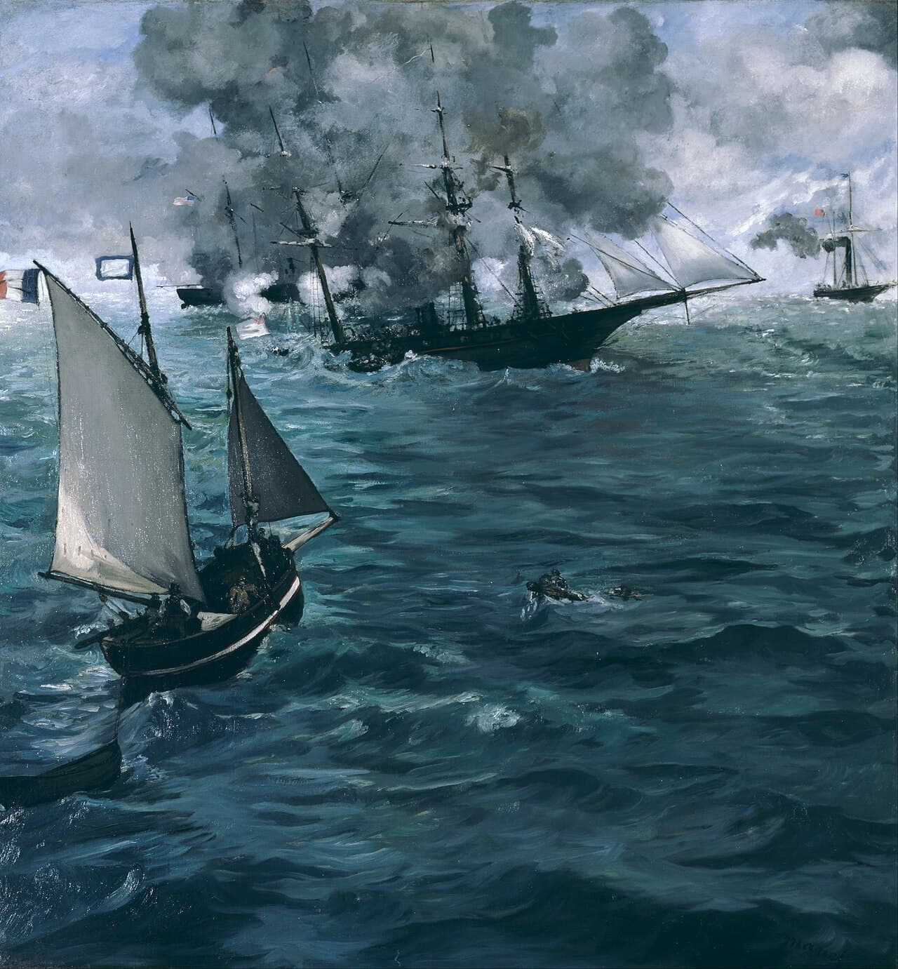 The Battle of the Kearsarge and the Alabama (1865)