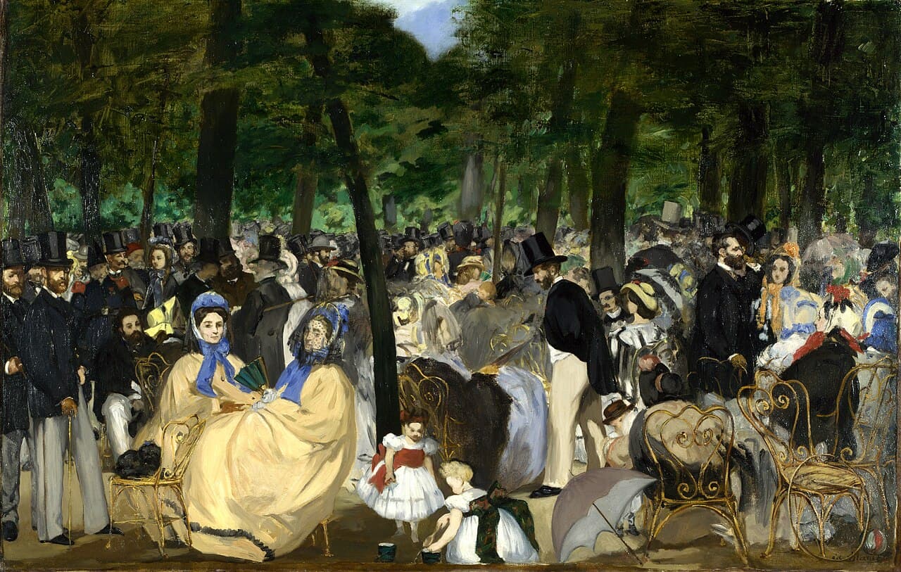 Music in the Tuileries by Édouard Manet (1862)