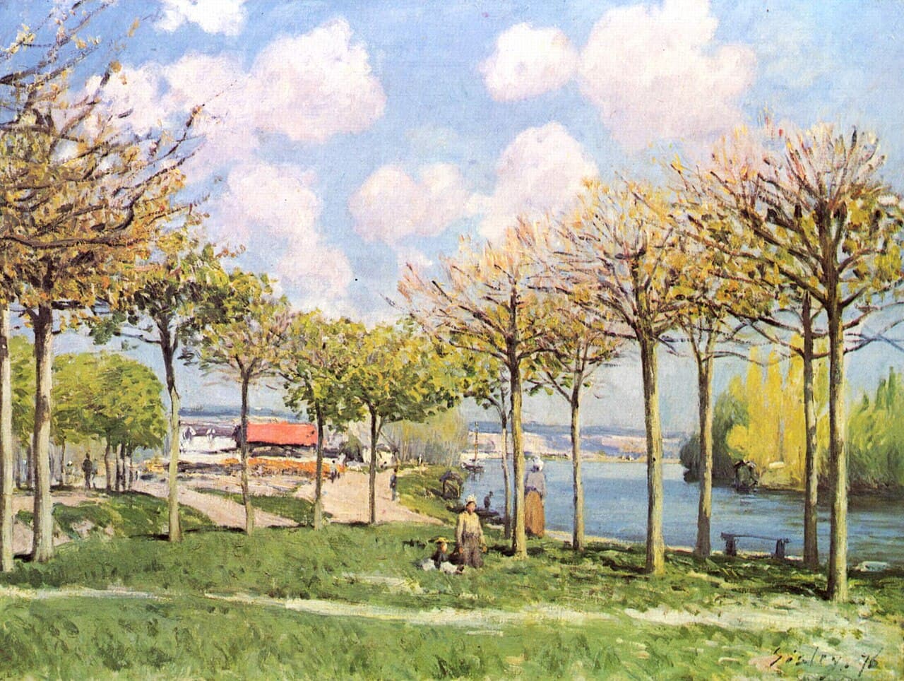 The Seine at Bougival (1876)