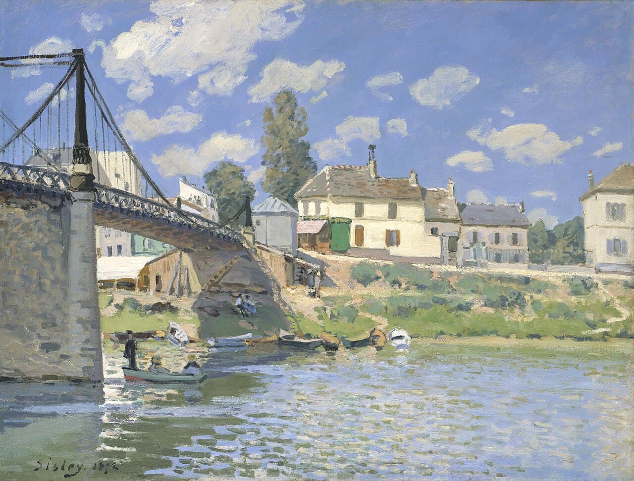 The Bridge at Villeneuve-la-Garenne (1872)
