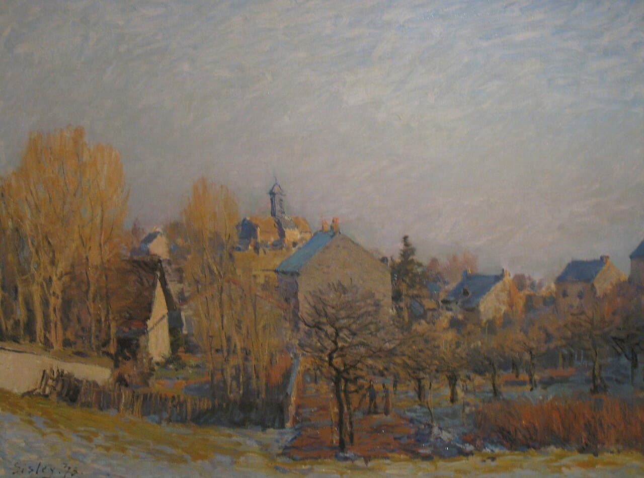 Frosty Morning in Louveciennes (1873)