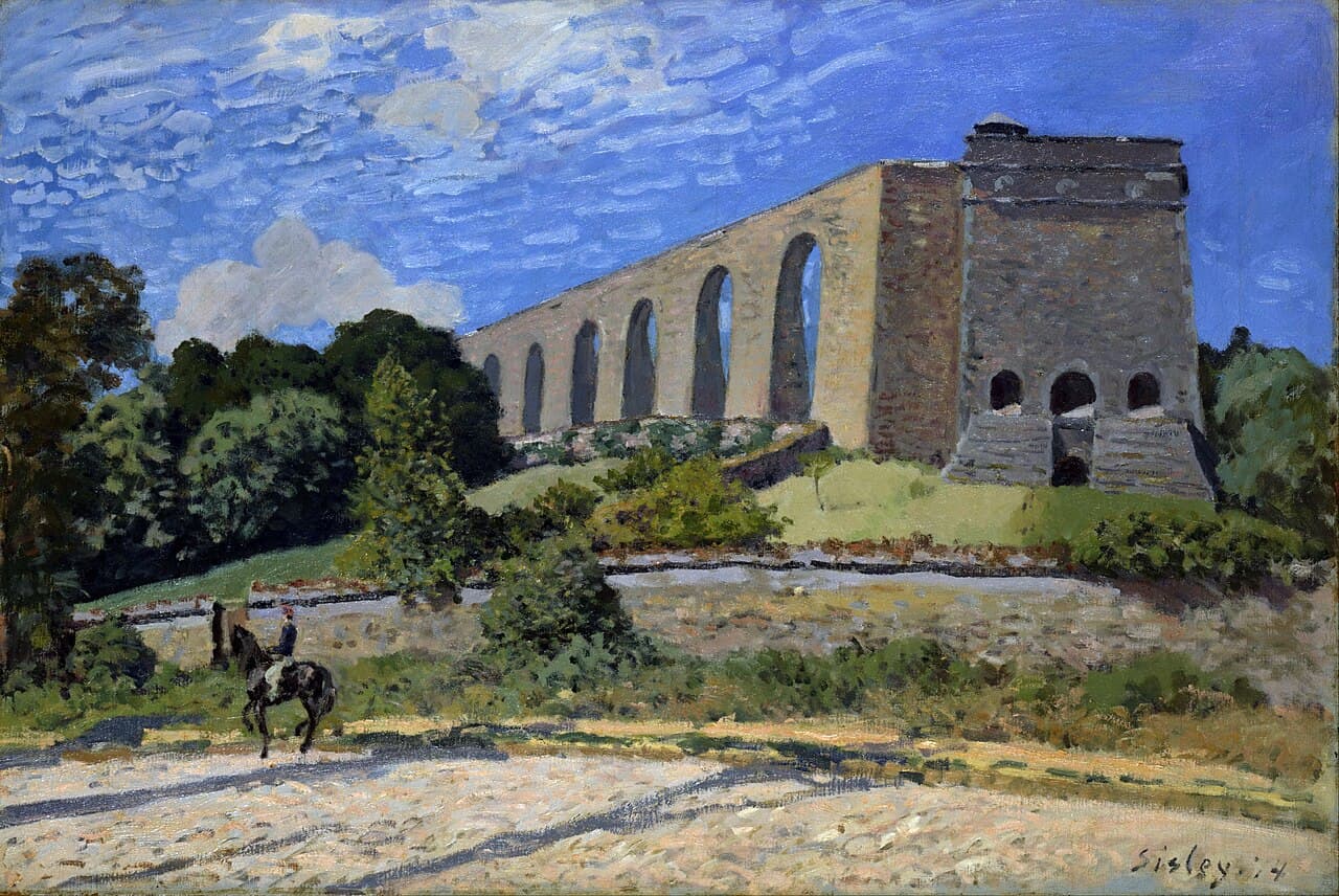 The Aqueduct at Marly (1874)