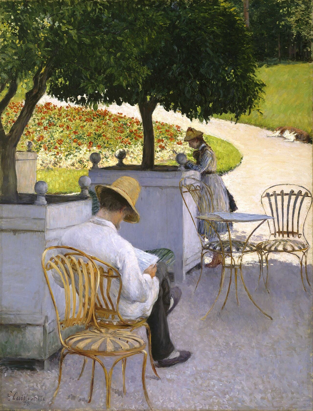 Les orangers by Gustave Caillebotte (1878)