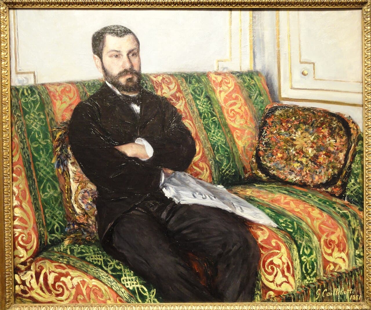 Portrait of Richard Gallo by Gustave Caillebotte (1881)