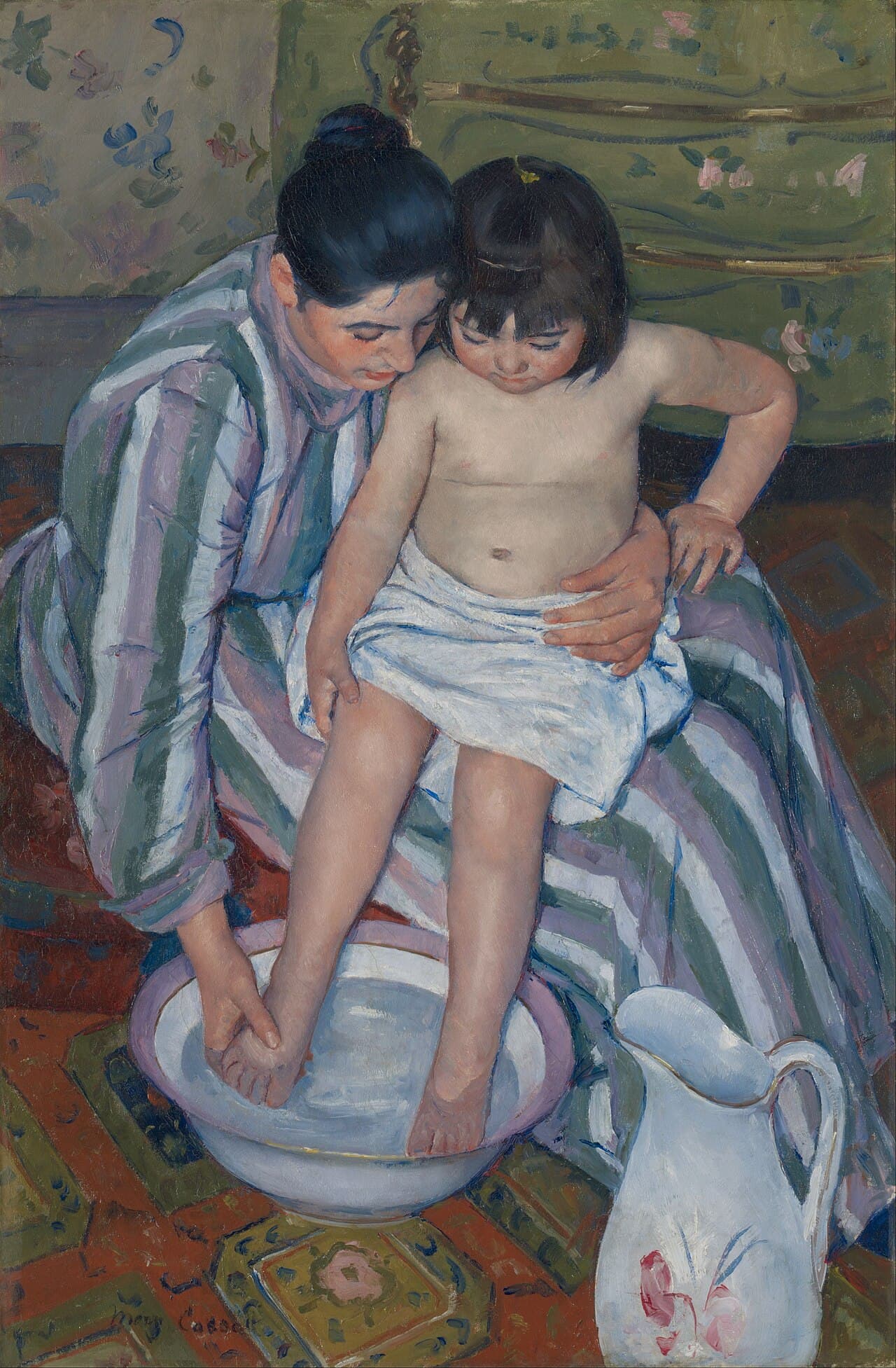 The Child's Bath by Mary Cassatt (1893)