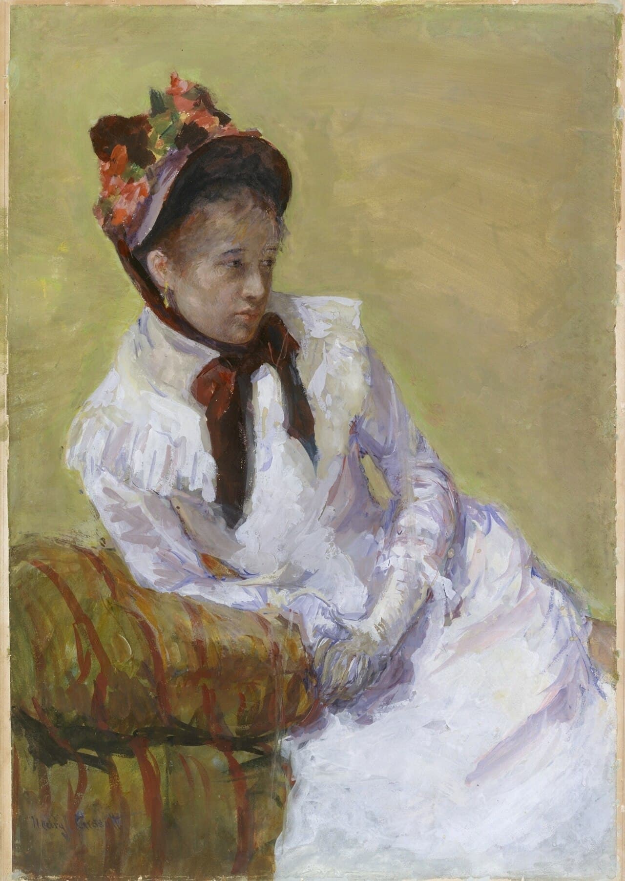 Portrait of the Artist by Mary Cassatt (1874)