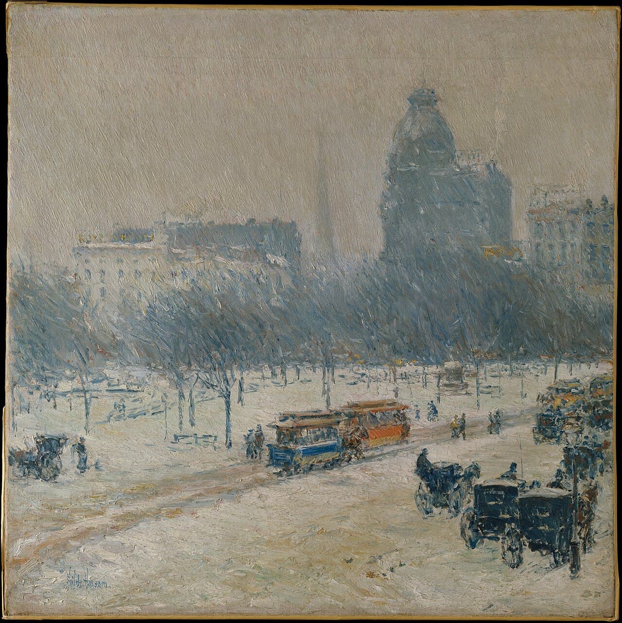 Winter in Union Square (1890)