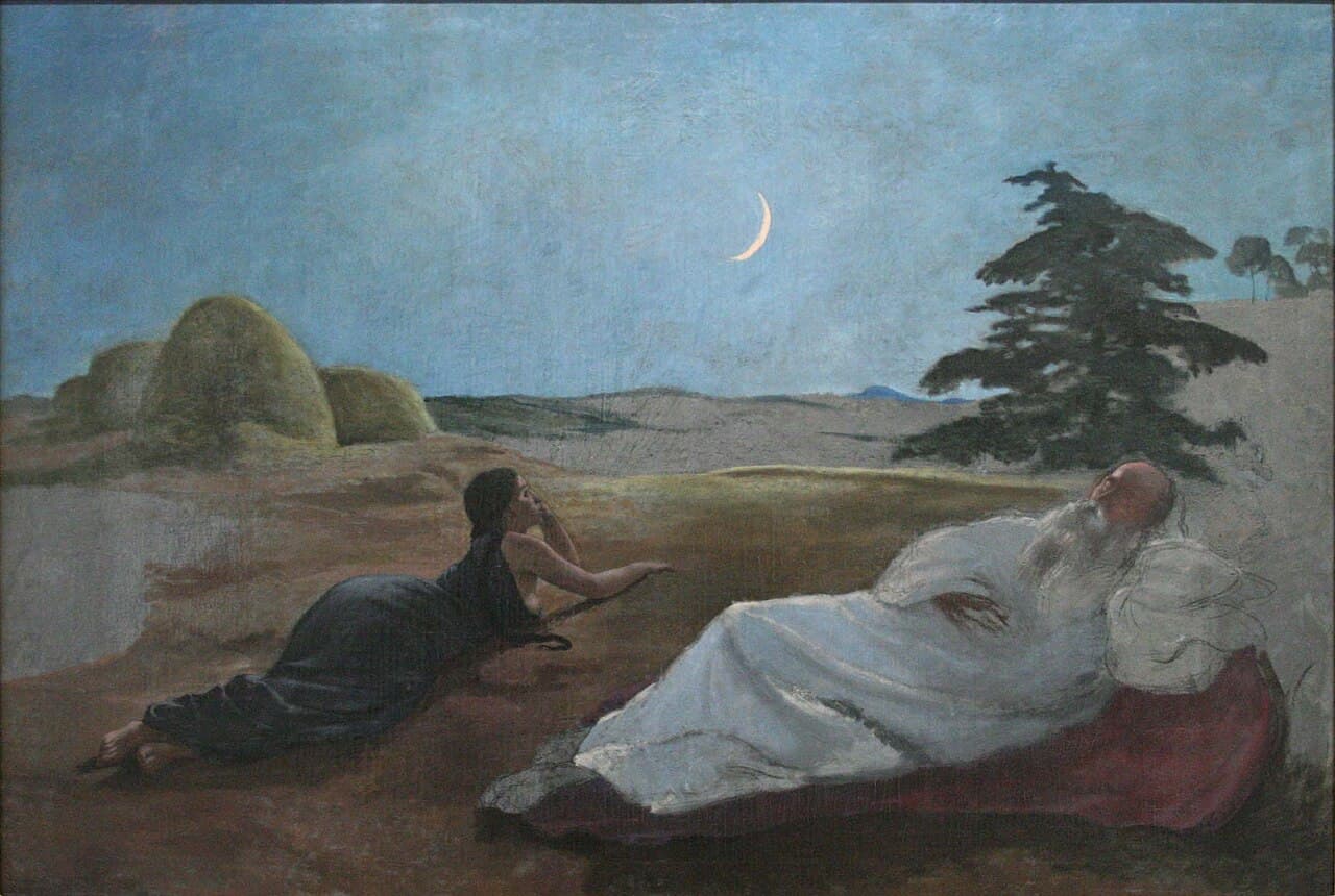 Ruth and Boaz by Frédéric Bazille (1870)
