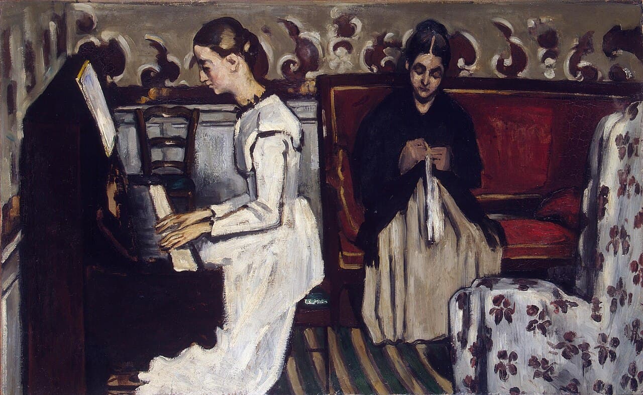 Girl at the Piano - The Overture to Tannhauser (1869)