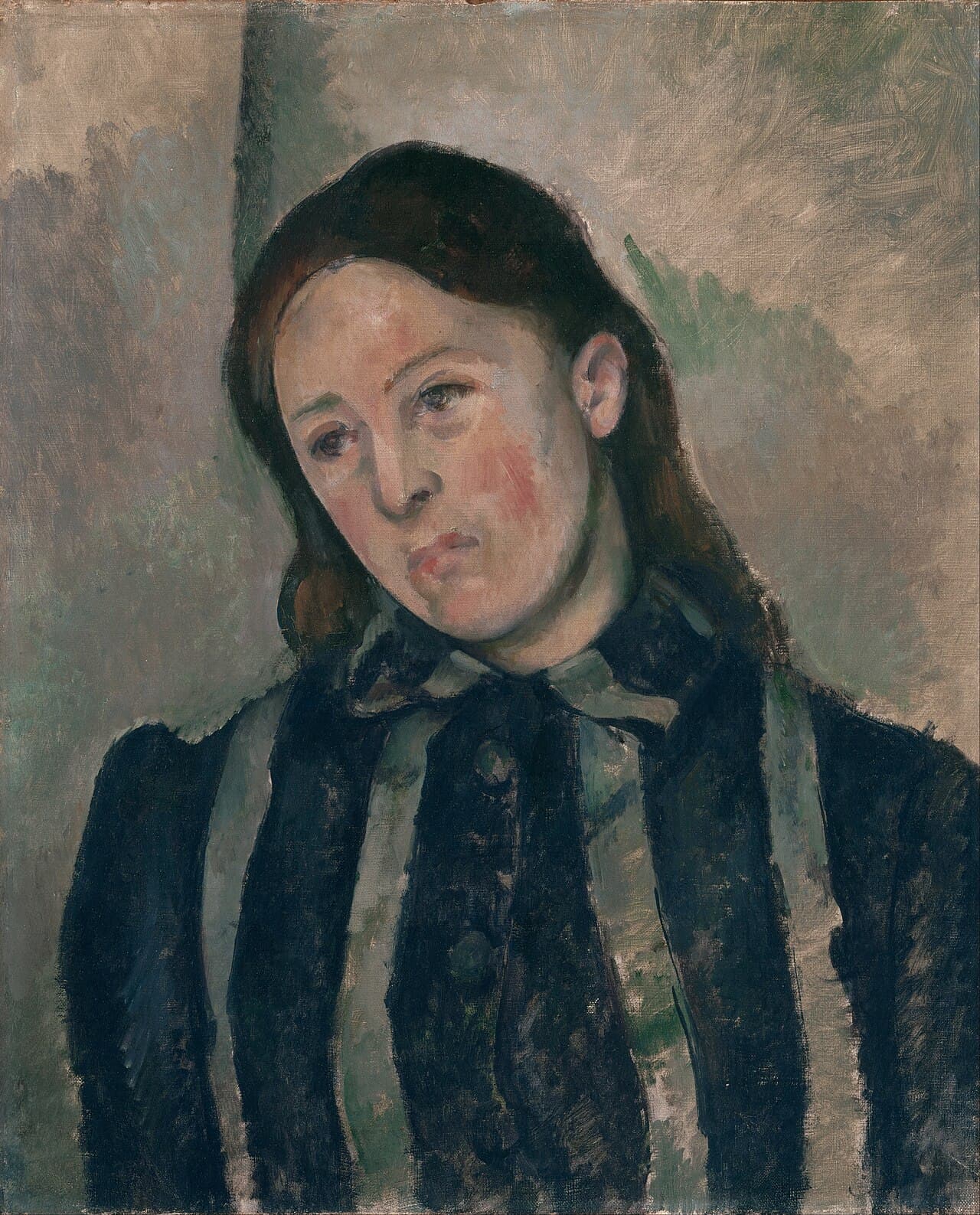 Portrait of Madame Cézanne with Loosened Hair (1890)