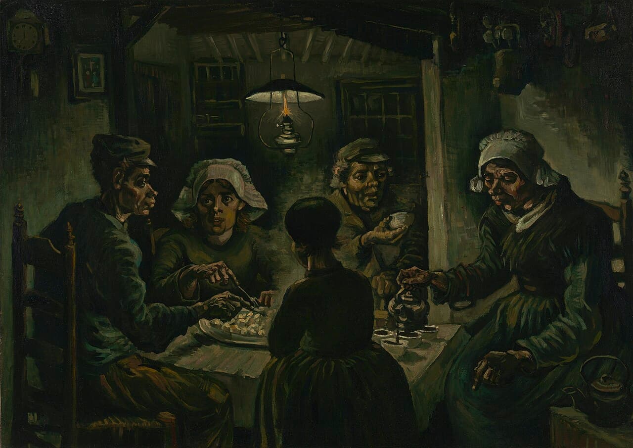 The Potato Eaters by Vincent van Gogh (1885)