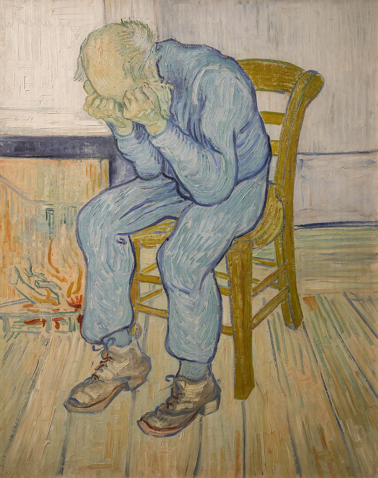 At Eternity's Gate by Vincent van Gogh (1890)