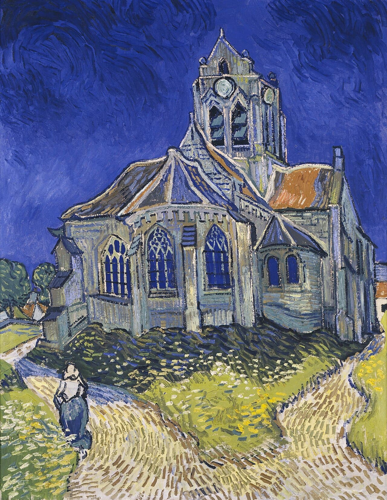 The Church at Auvers by Vincent van Gogh (1890)