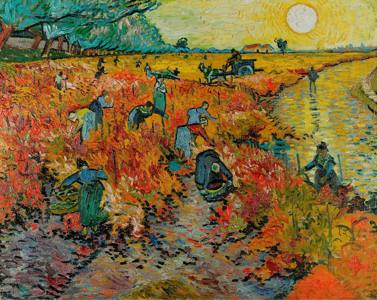 The Red Vineyard by Vincent van Gogh (1888)