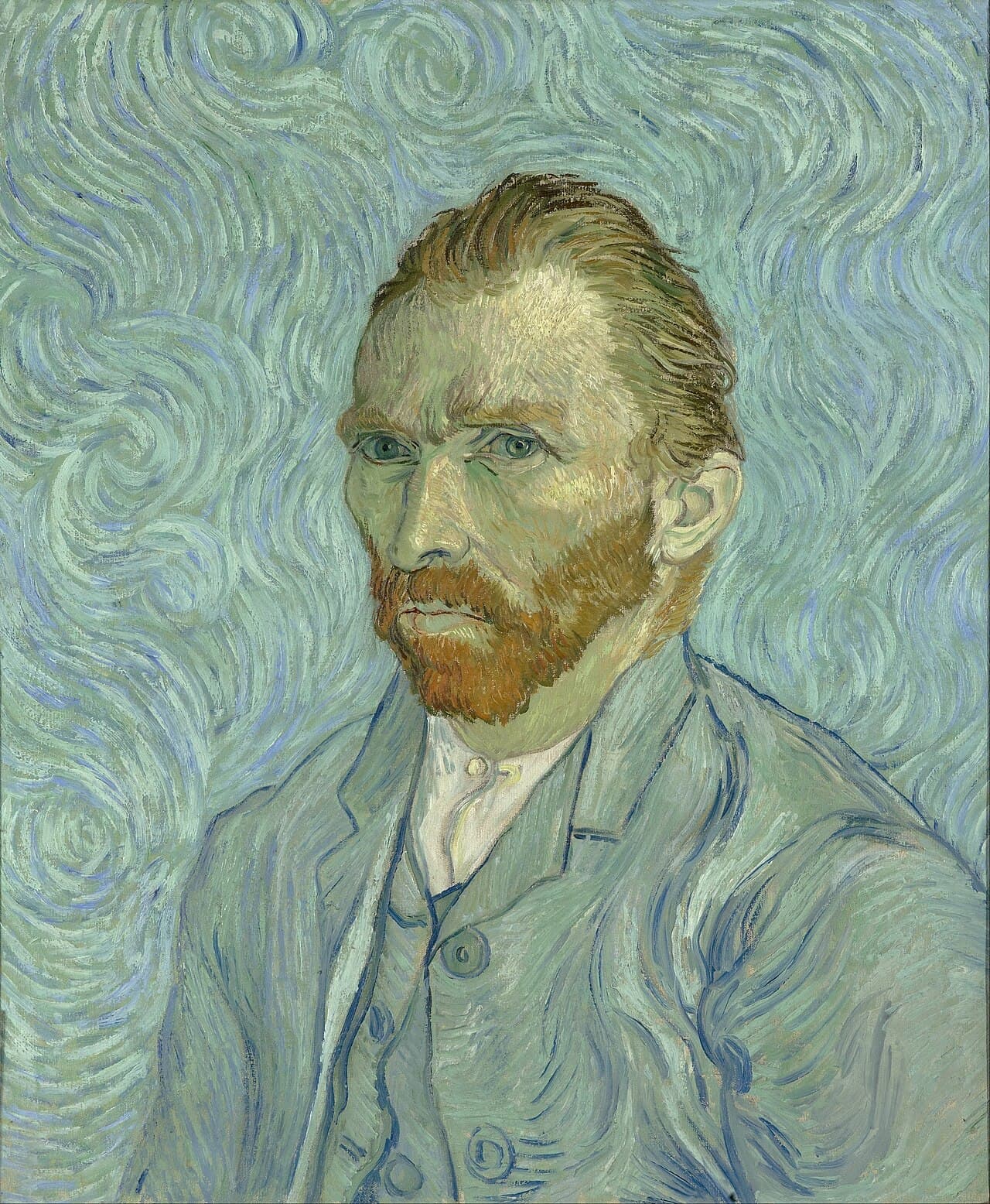 Self-portrait by Vincent van Gogh (1889)
