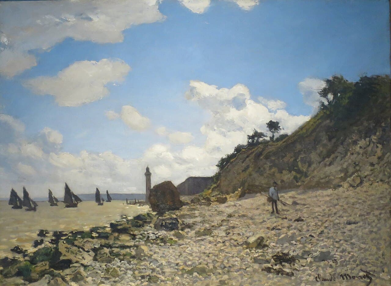 The Beach at Honfleur (1864)