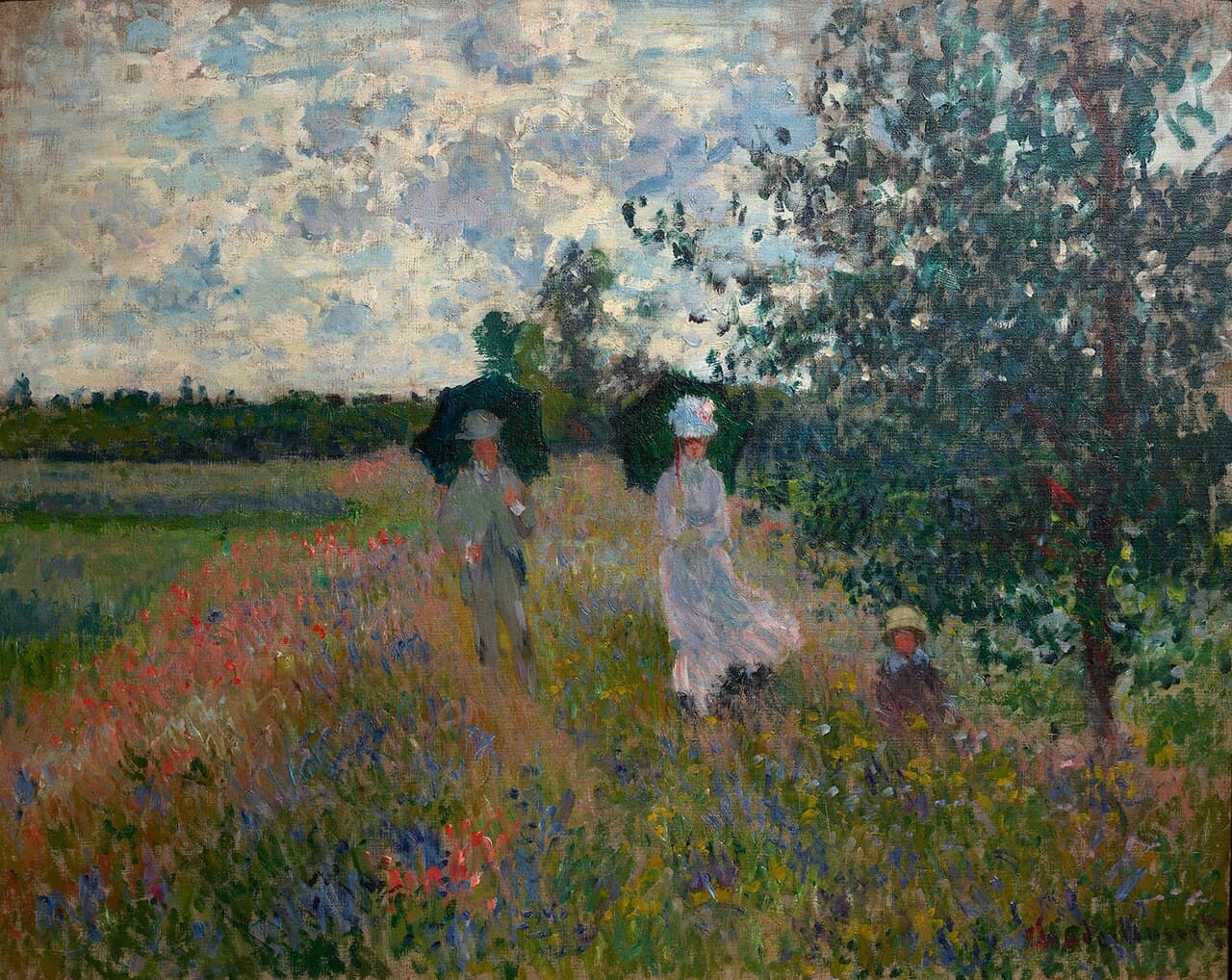 Walk near Argenteuil (1875)