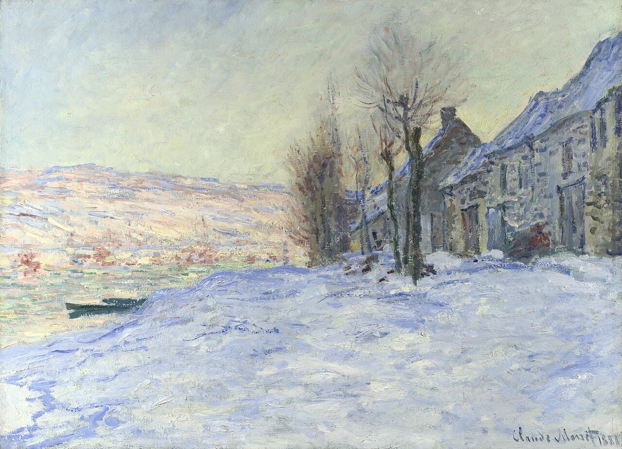 Lavacourt under Snow (1881)