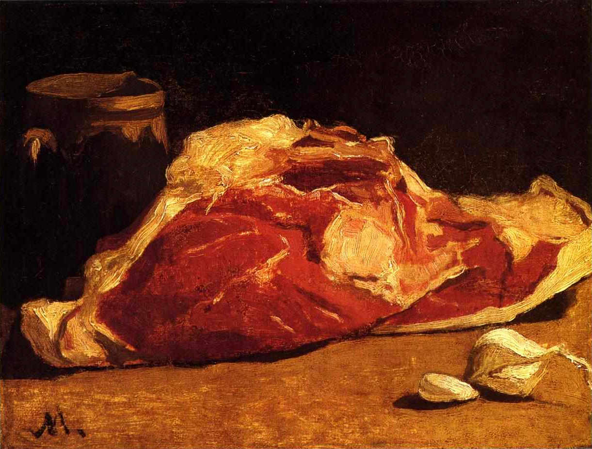 Still Life with Meat (1864)