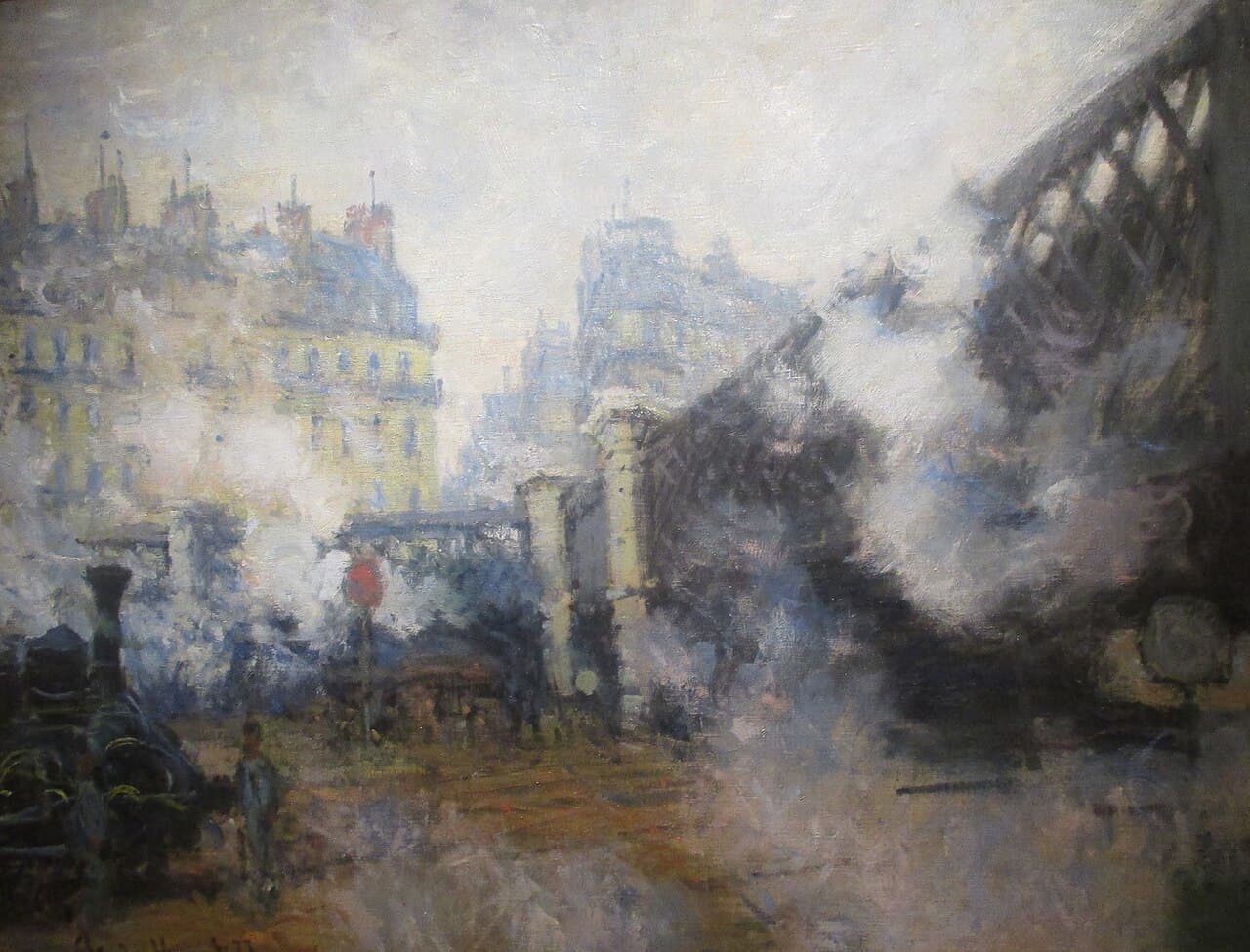 Pont de l'Europe, gare Saint-Lazare (1877)