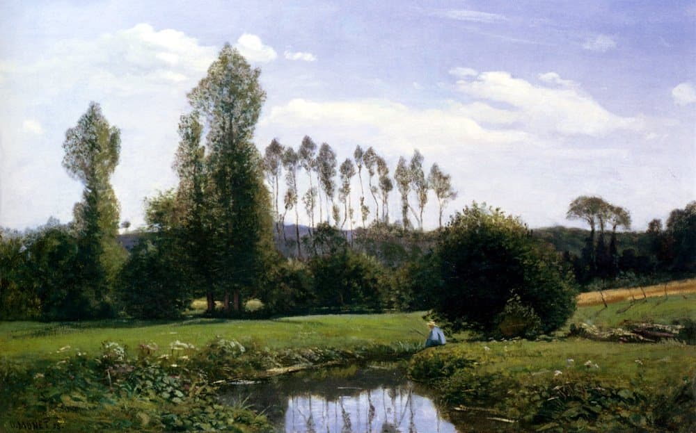 View At Rouelles, Le Havre (1858)