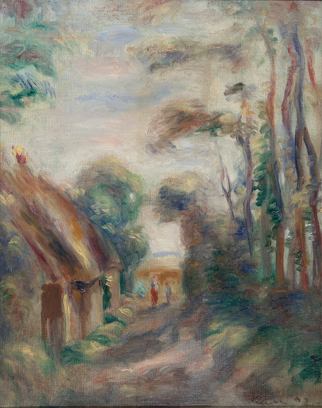 Thatched Cottages in Berneval (1897)