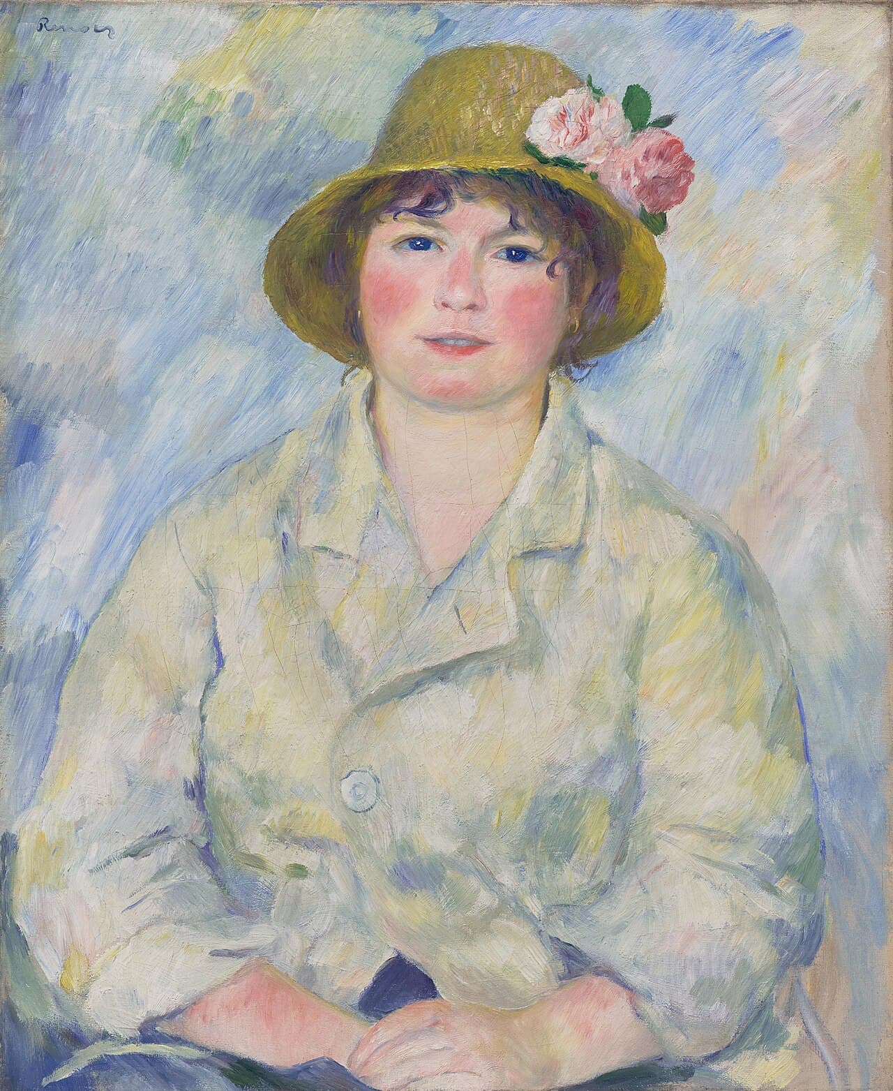 Portrait of Madame Renoir (1885)