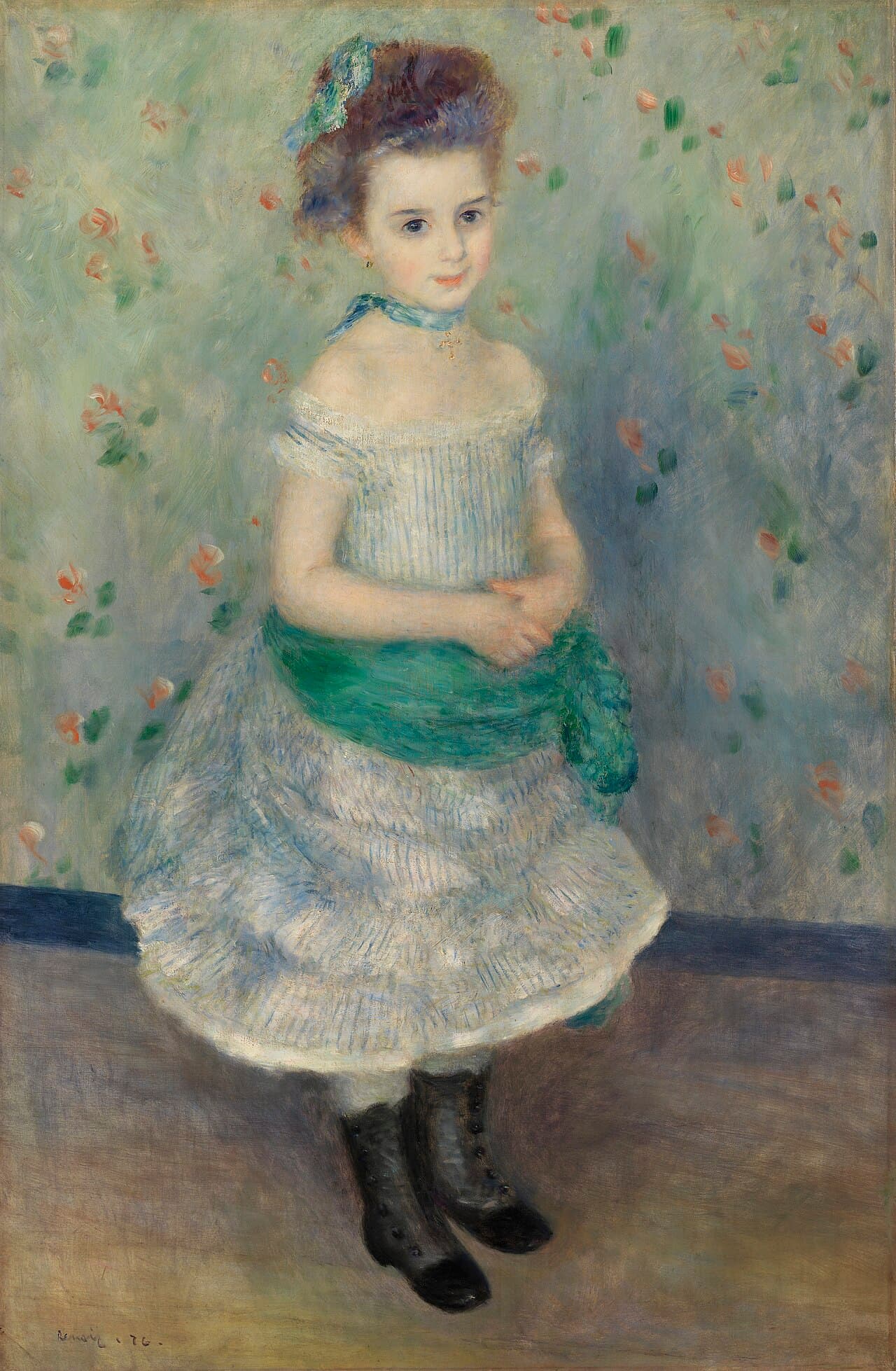 Portrait of Jeanne Durand-Ruel (Portrait de Mlle. J.) (1876)