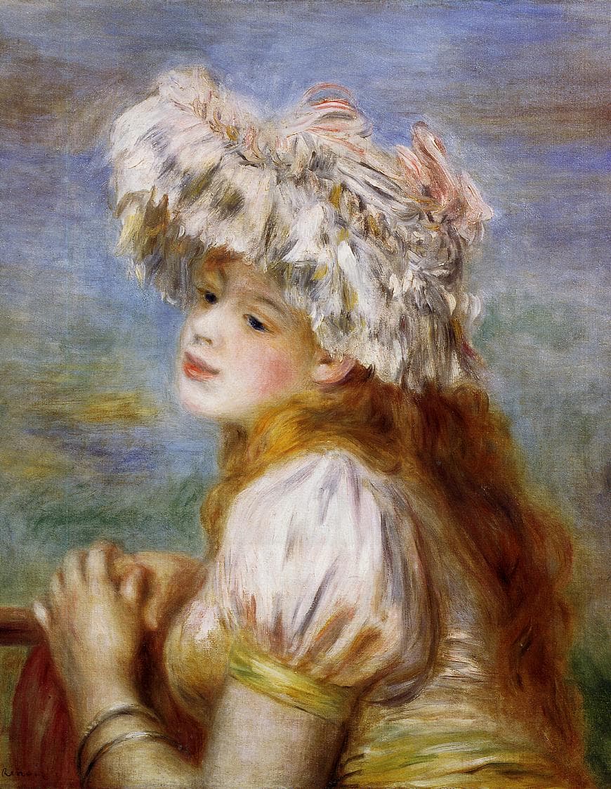 Girl in a Lace Hat (1891)
