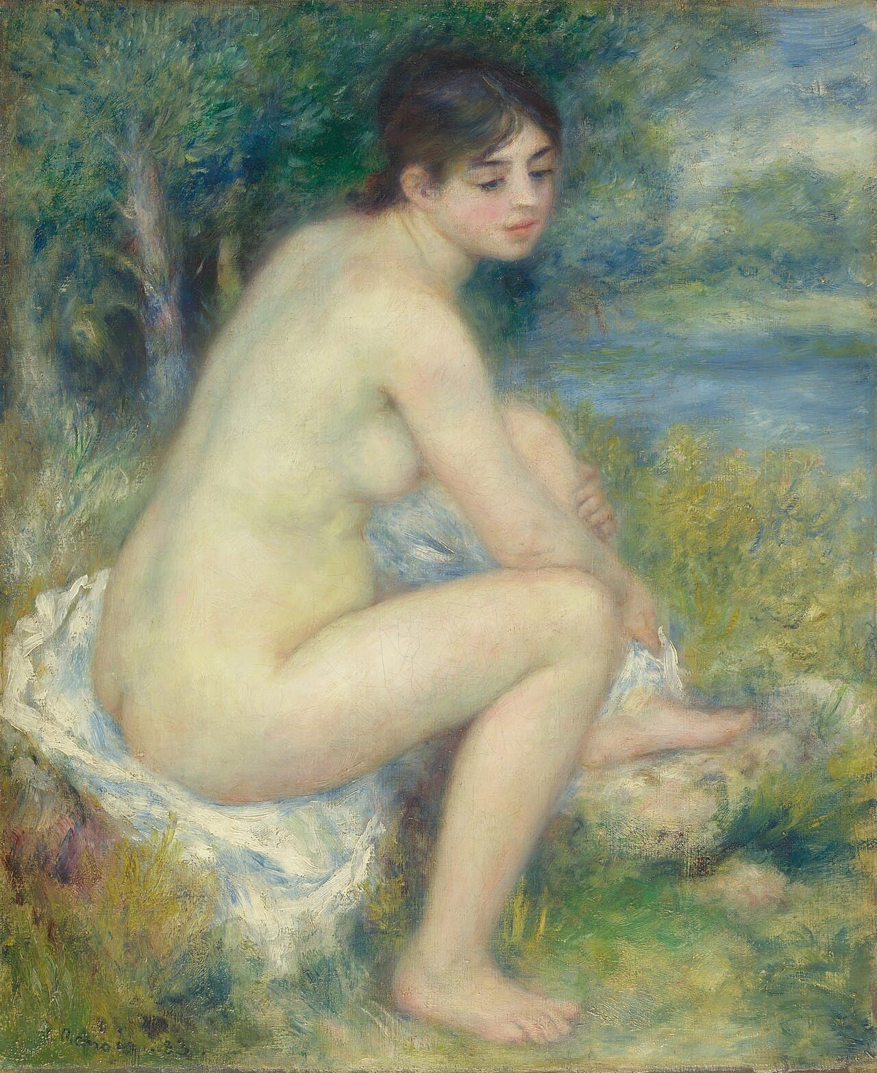Naked Woman in a Landscape (1883)