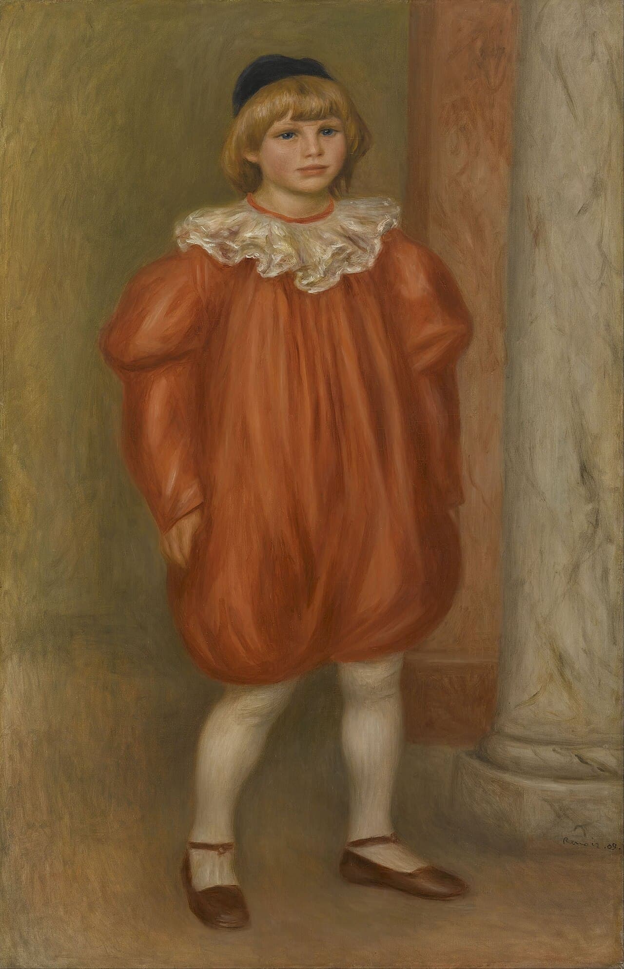 Claude Renoir as a Clown (1909)