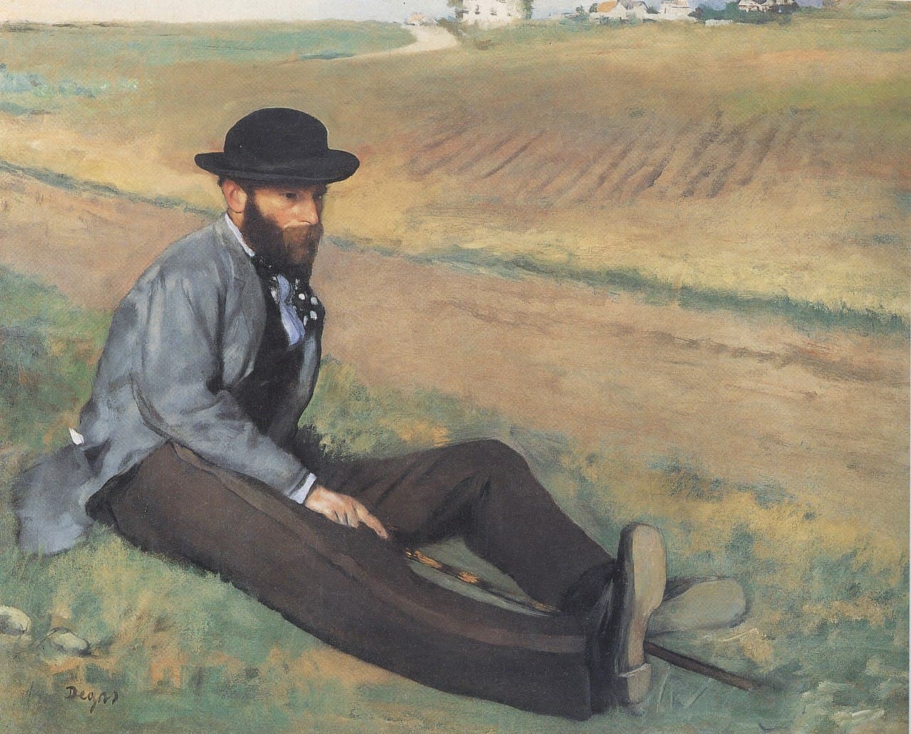 Portrait of Eugène Manet (1874)
