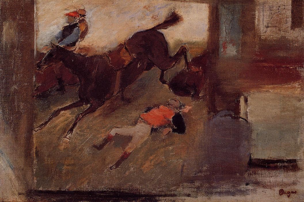 Studio Interior with The Steeplechase (1880)