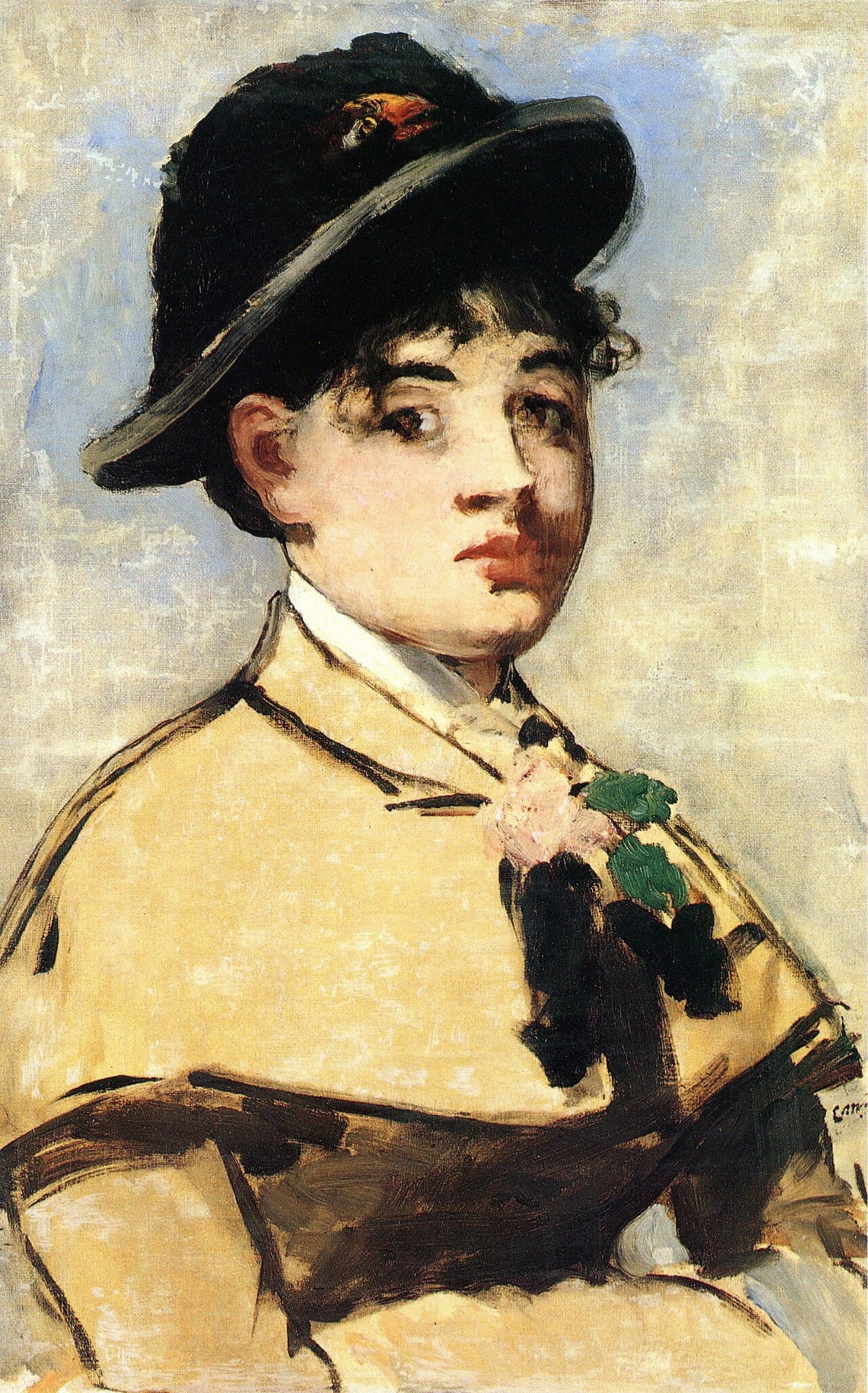 Young Woman in a Cape (1881)