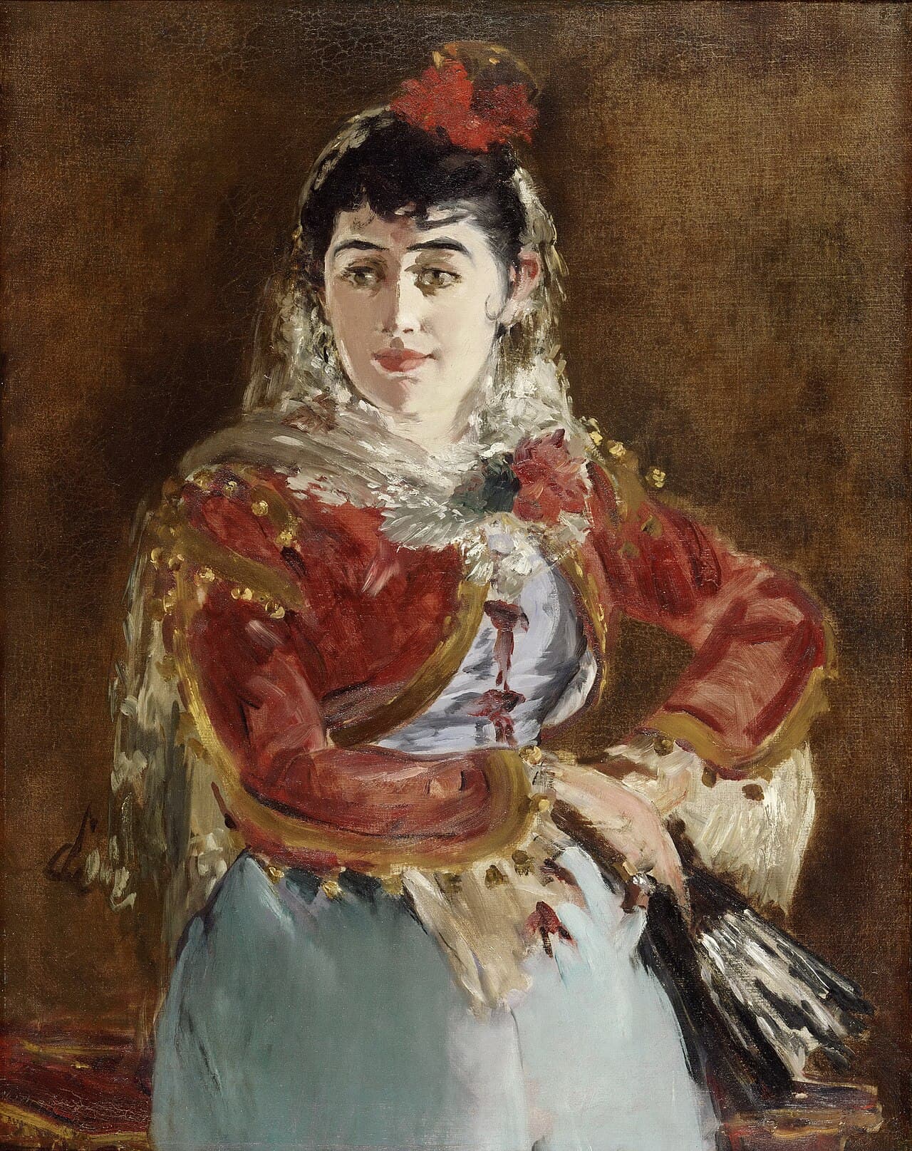 Portrait of Émilie Ambre as Carmen (1880)